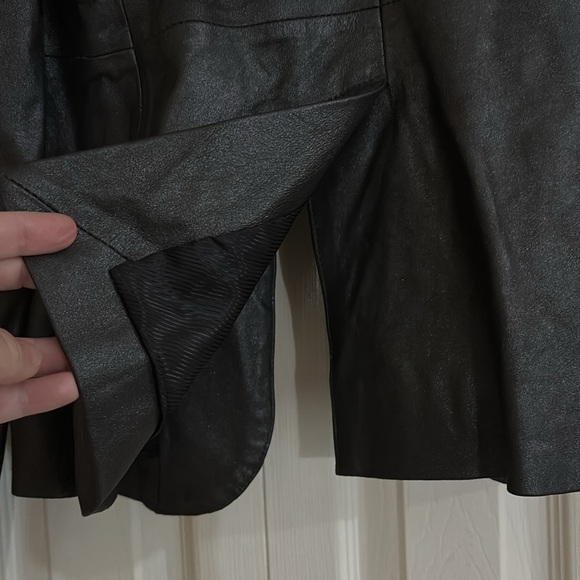 NWT Antik Batik Eros 1-button lined leather jacket/blazer with back vent size M - Picture 8 of 8